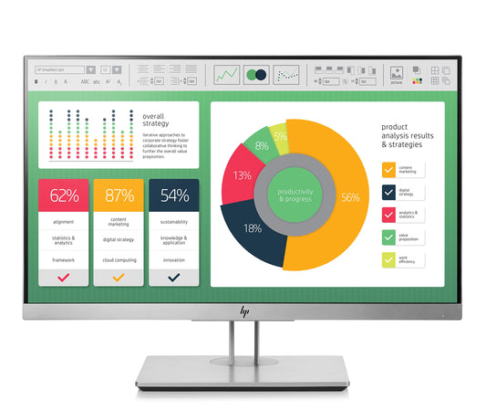 HP Business E223 21.5" LED LCD Monitor - 16:9-5 ms Open box