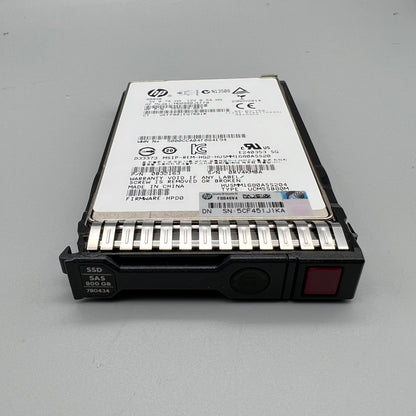 HP 800GB 12Gb/s SAS SSD 2.5" with tray SCSI Hot-Swap 779172-B21 780434