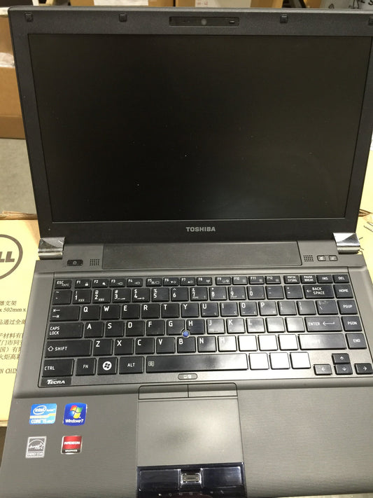 Toshiba Tecra R840-S8430 14 Notebook Used - Core i5 2520M 2.5 GHz - 4 GB RAM - 320 GB HDD - Graphite Black Metallic