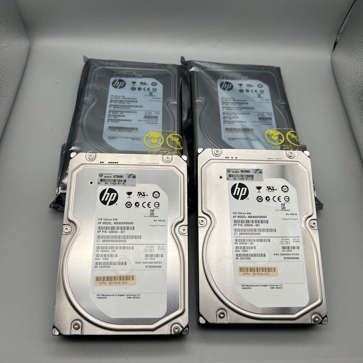 HP 3TB 7200rpm SAS P/N:625030-001 507618-005