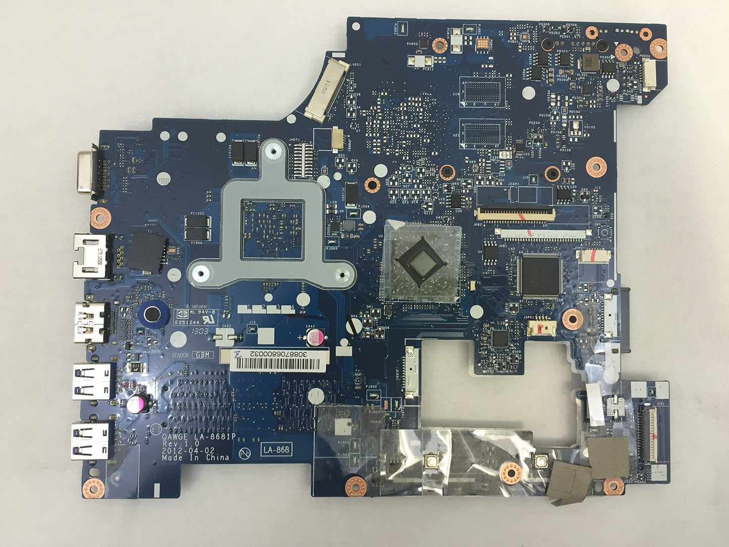 NEW-Lenovo Motherboard-QAWGE-LA-8681P-90000586