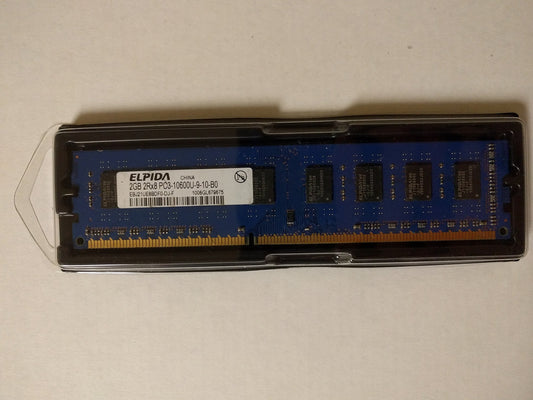 ELPIDA MEM DIMM 2GB PC3-10600 BPC MEMORY MODULE EBJ21UE8BDF0-DJ-F