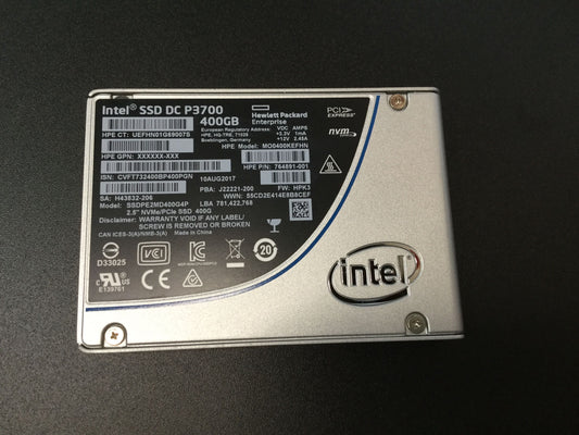 HP 400GB NVMe WI 2.5" PCIe ME PLP SSD 764891-001