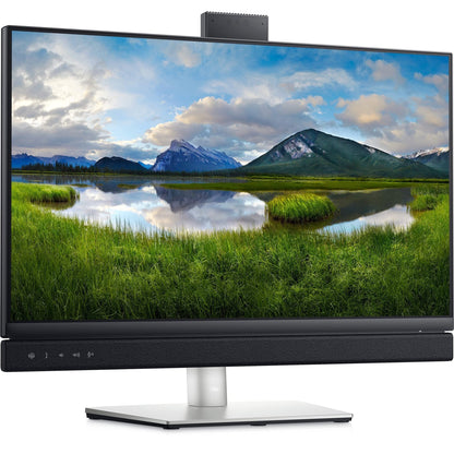 Dell 24, HD Video Conferencing Monitor - C2422HE with POP-UP 5MP IR Camera Dual 5W Integrated Speakers and a Dedicated Microsoft Teams Button,Gray used Grade A