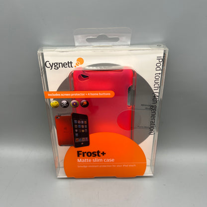Cygnett iPod touch(4th generation) Matte slim case Pink with four home buttons