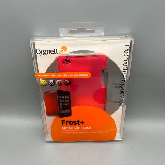 Cygnett iPod touch(4th generation) Matte slim case Pink with four home buttons