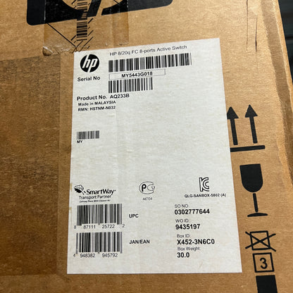 HP 8/20Q FC 8-Ports Active Switch P/N: AQ233B