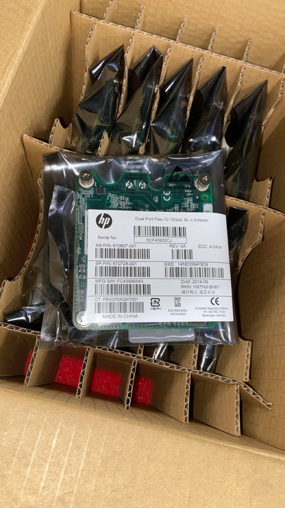 HP 610601-001 Dual Port Flex-10 10GbE BL-c Adapter 610724-001