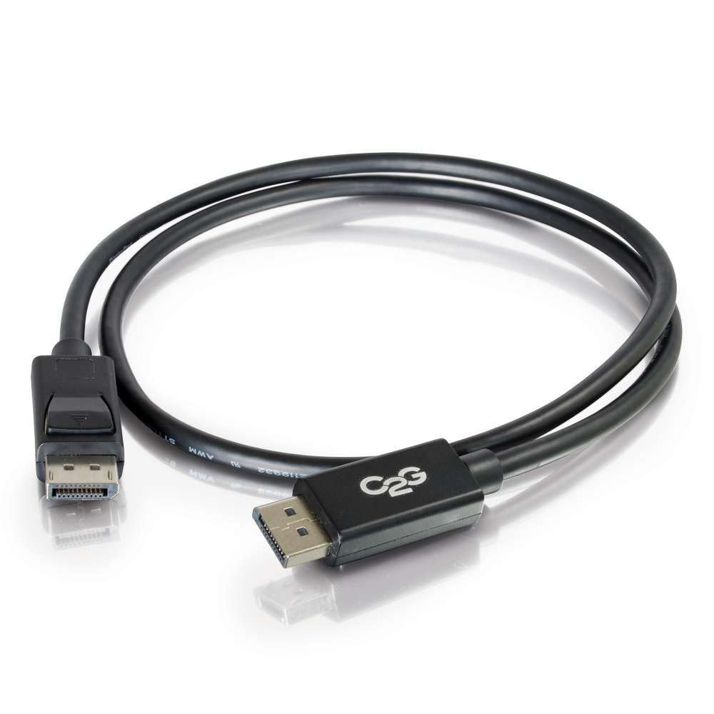 C2G Display Port Cable, 8K, Male to Male, Black, 10 Feet (3.04 Meters), Cables to Go 54402