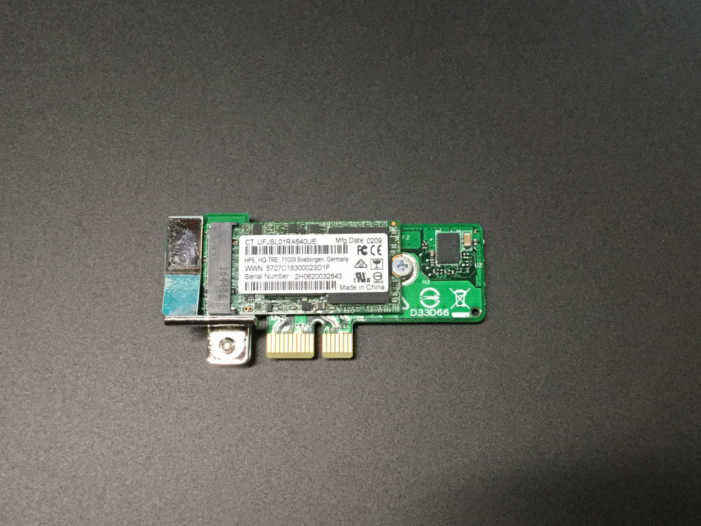 HPE 846495-B21 120GB RI-1 M.2 BL ENBLMNT KIT