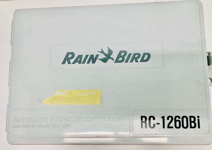 Rain Bird RC-1260Bi Irrigation Timer Controller -Transformer 12 Station used