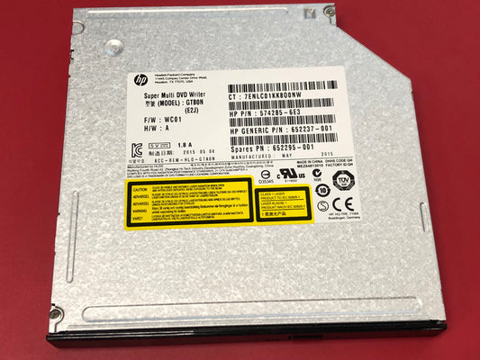 HP 652295-001 12.7 MM Slim SATA Port 8X DVD RW  574285-6E3 652237-001 GTBON