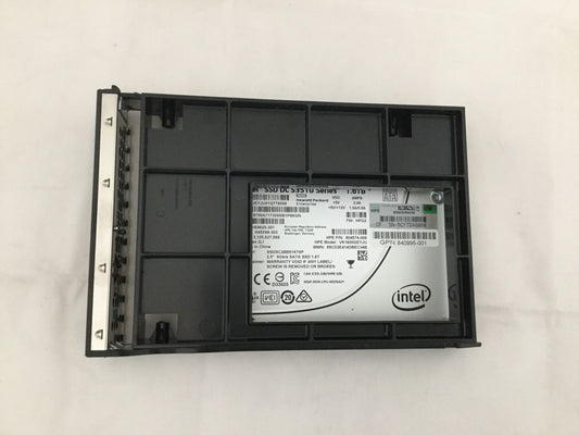 804574-006 HPE 1.6TB SATA 6G 2.5" SSD 0-Hours  SSDSC2BB016T6P 840995-001  S3510