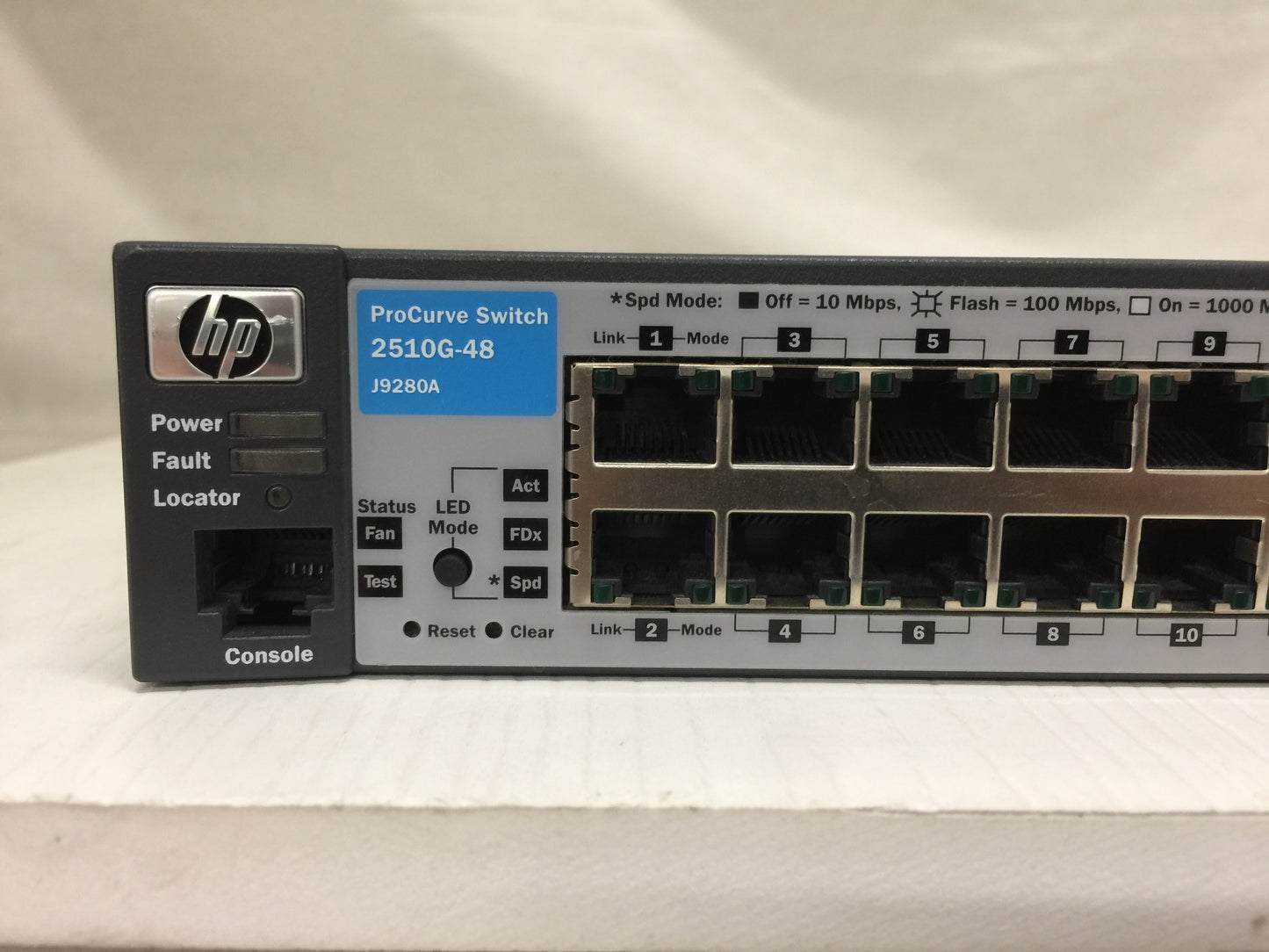 HP ProCurve 2510G-48 J9280A Ethernet Switch Used