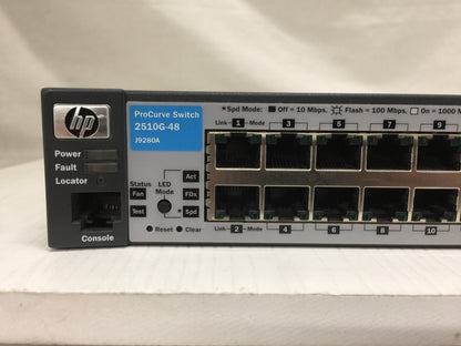 HP ProCurve 2510G-48 J9280A Ethernet Switch Used