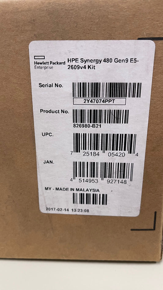 HP 826980-B21 Xeon E5-2609 v4 8-Core 1.70GHz 6.40GT/s