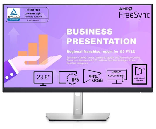 Dell 24 Monitor - P2422HE - Full HD 1080p, IPS Technology, USB-C Hub Monitor Used Grade A