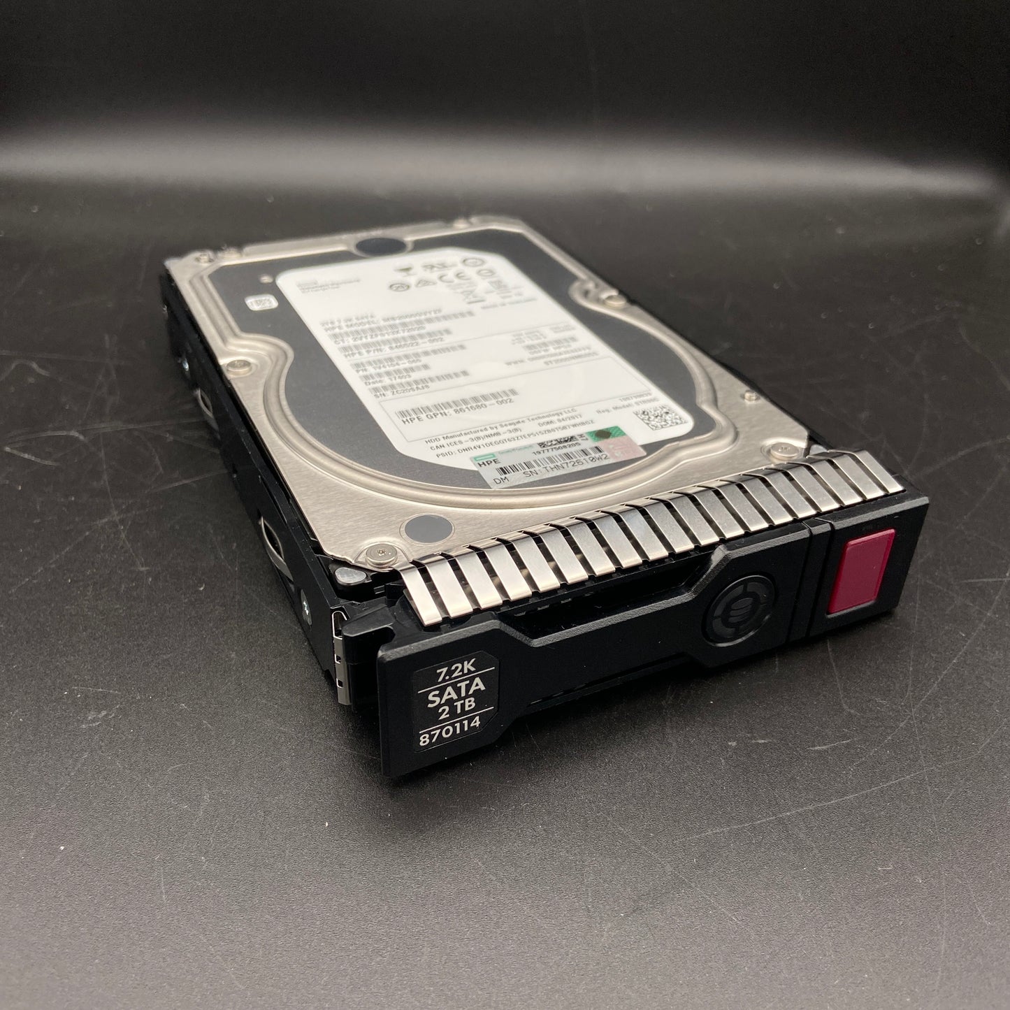 HPE 2TB 7200rpm SATA 3.5-inch 870072-B21 LFF SC SPCL HDD(846522-002)(870114)