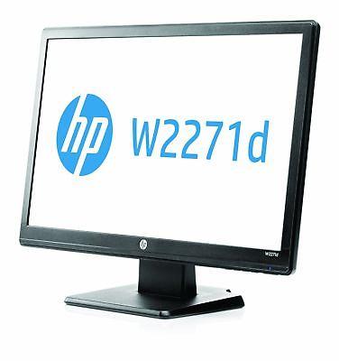 HP W2271d 21" LED Monitor, 60Hz, 200nits, 1920x1080, Used Grade A