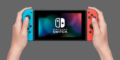 Nintendo Switch with Neon Blue and Neon Red JoyâCon - HAC-001(-01)