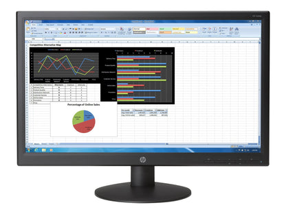 HP K0Q34A6#ABA V241P 23.6'' LED-Backlit LCD Monitor, Black used, grade A
