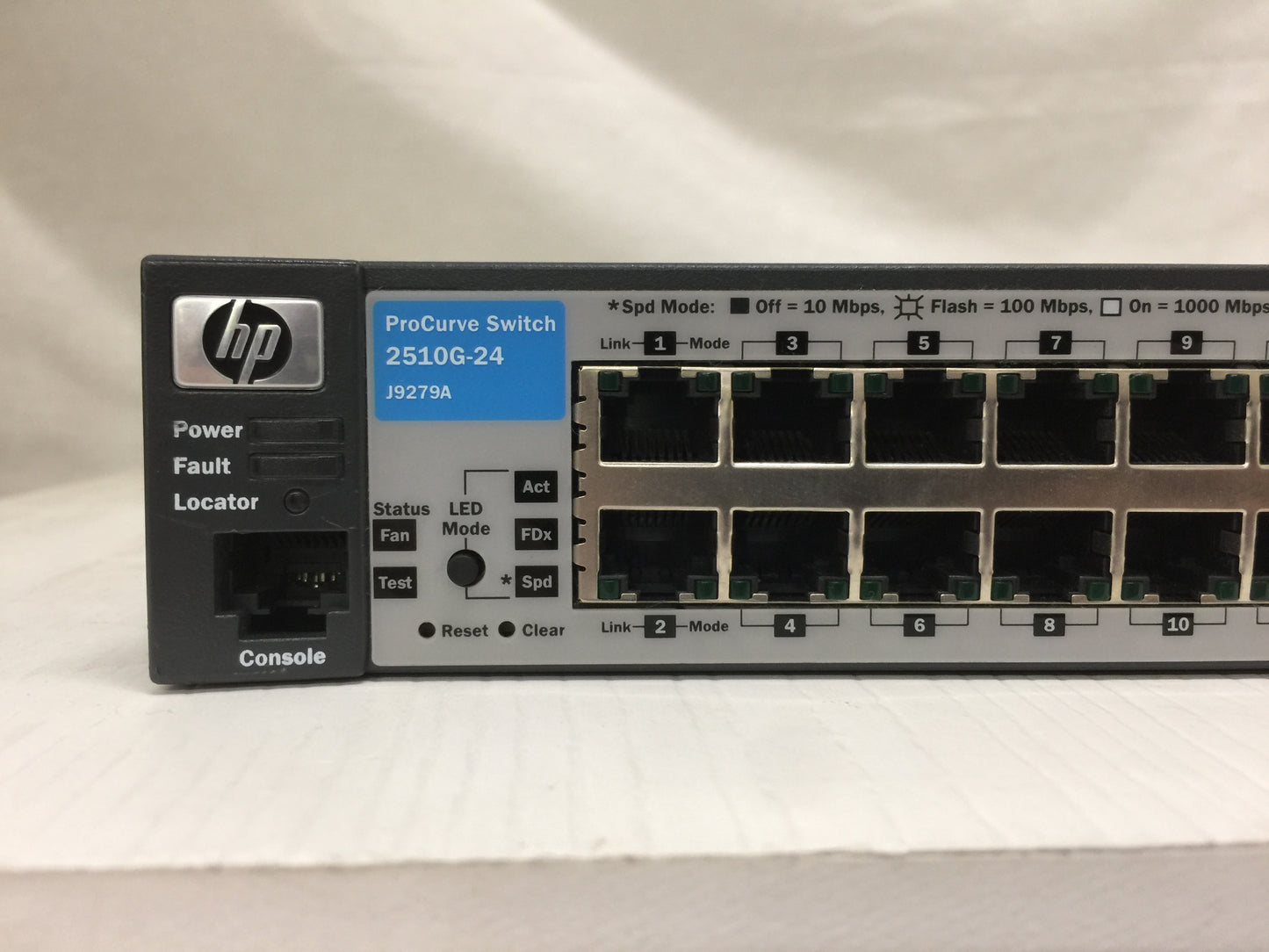 HP Procurve 2510G-24 J9279A 24 Port Gigabit Ethernet Managed Switch Used