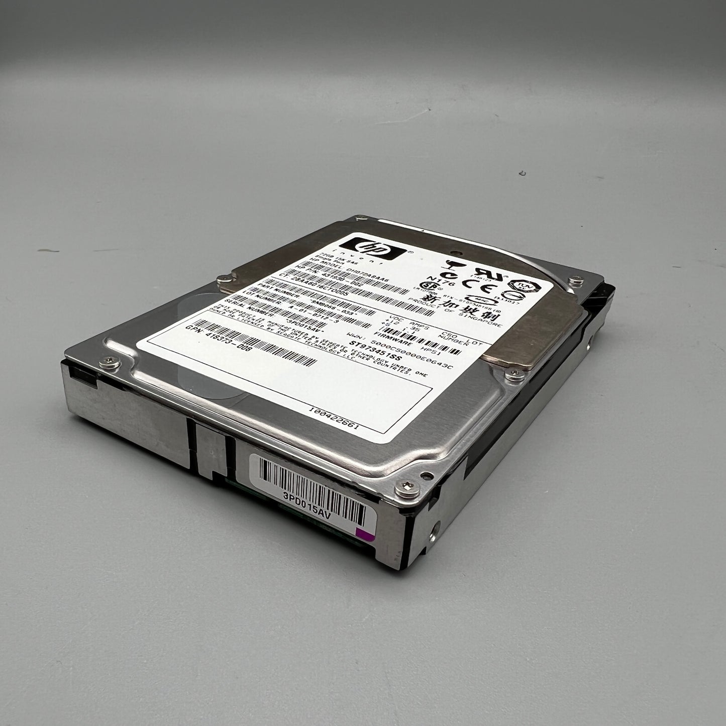 HP 72GB 15K RPM SAS 2.5" 418373-008 431930-002