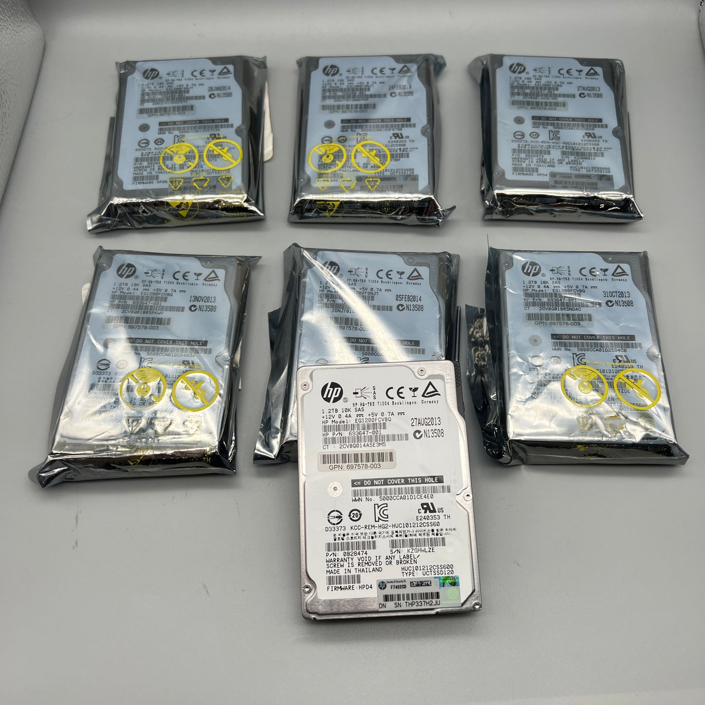 HP 1.2TB 10K SAS 2.5" Enterprise Hot-Pluggable  693647-001 697578-003 0B28474