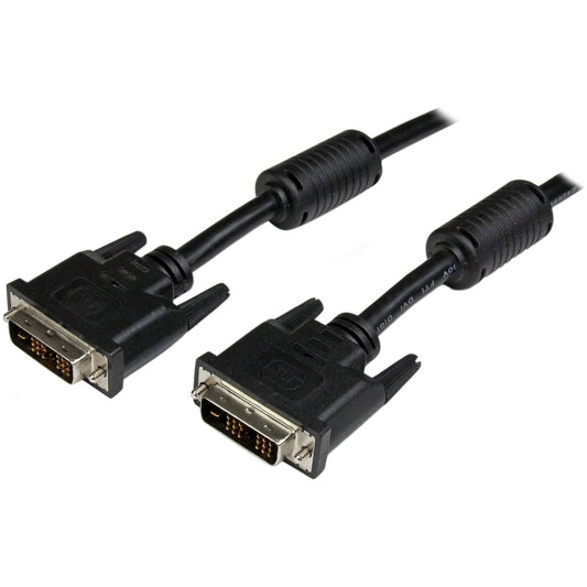 StarTech.com DVI Cable - 10 ft - Single Link - Male to Male Cable - 1920x1200 - DVI-D Cable - Computer Monitor Cable - DVI Cord - DVI to DVI Cable (DVIDSMM10)