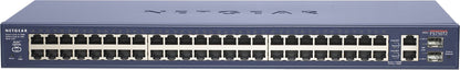 NETGEAR ProSafe FS750T2 48-port 10/100Base-TX switch w/ 2 Gigabit ports Used