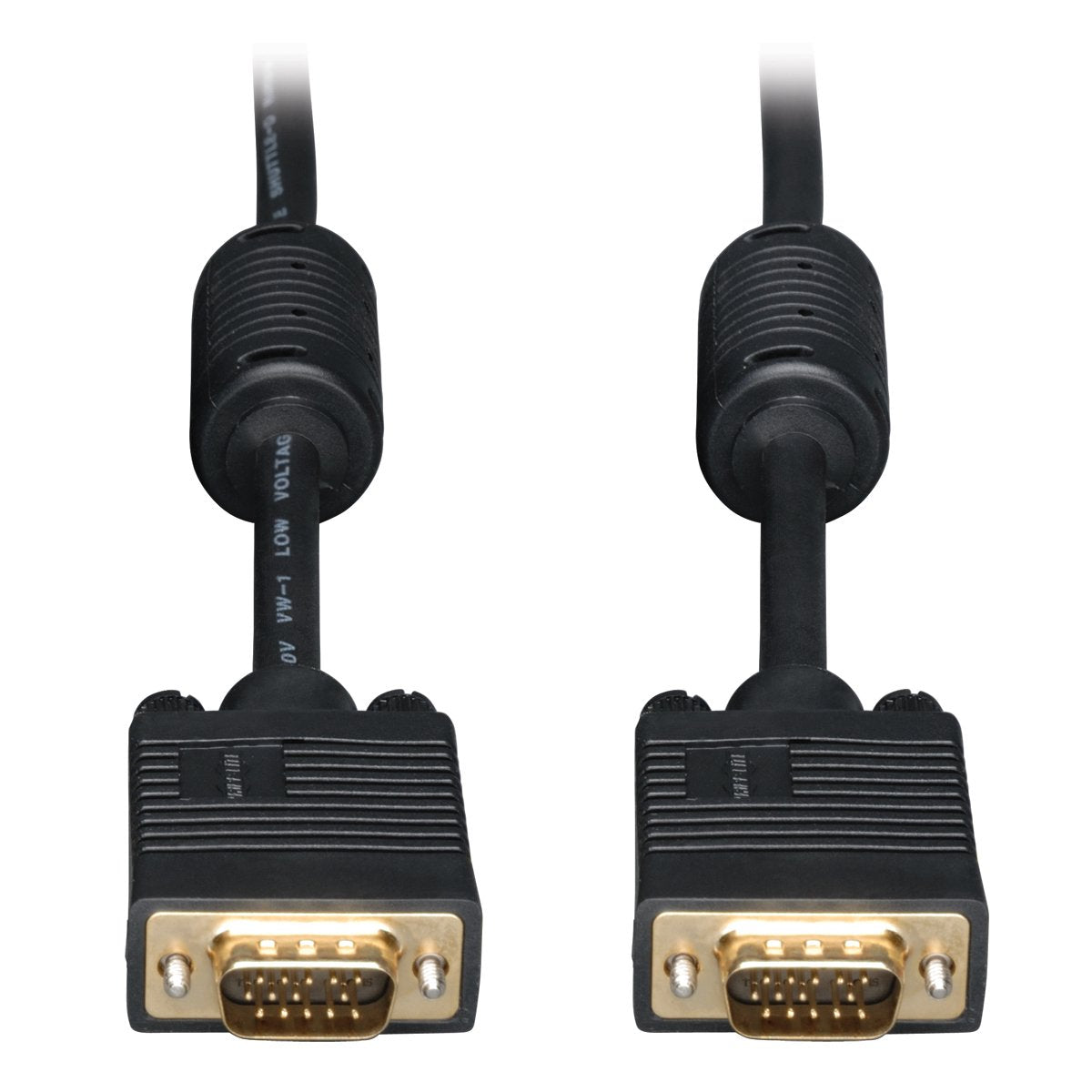 Tripp Lite VGA Coax Monitor Cable, High Resolution cable with RGB coax (HD15 M/M) 10-ft.(P502-010)