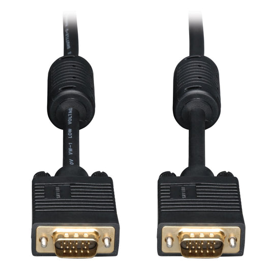 Tripp Lite VGA Coax Monitor Cable, High Resolution cable with RGB coax (HD15 M/M) 10-ft.(P502-010)
