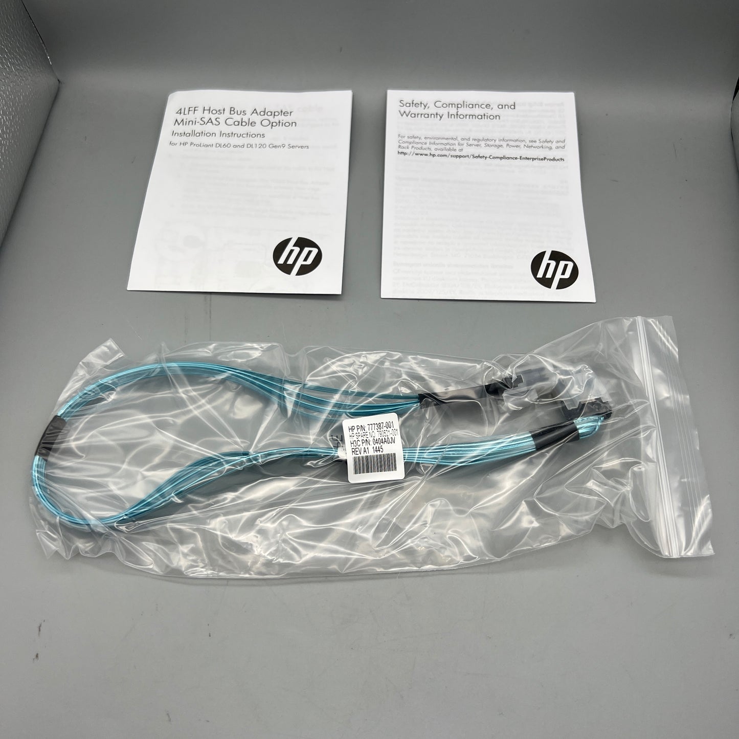 HP 777385-B21 SAS Internal 4LFF Smart HBA H240 Cable Kit - For Proliant DL60/120