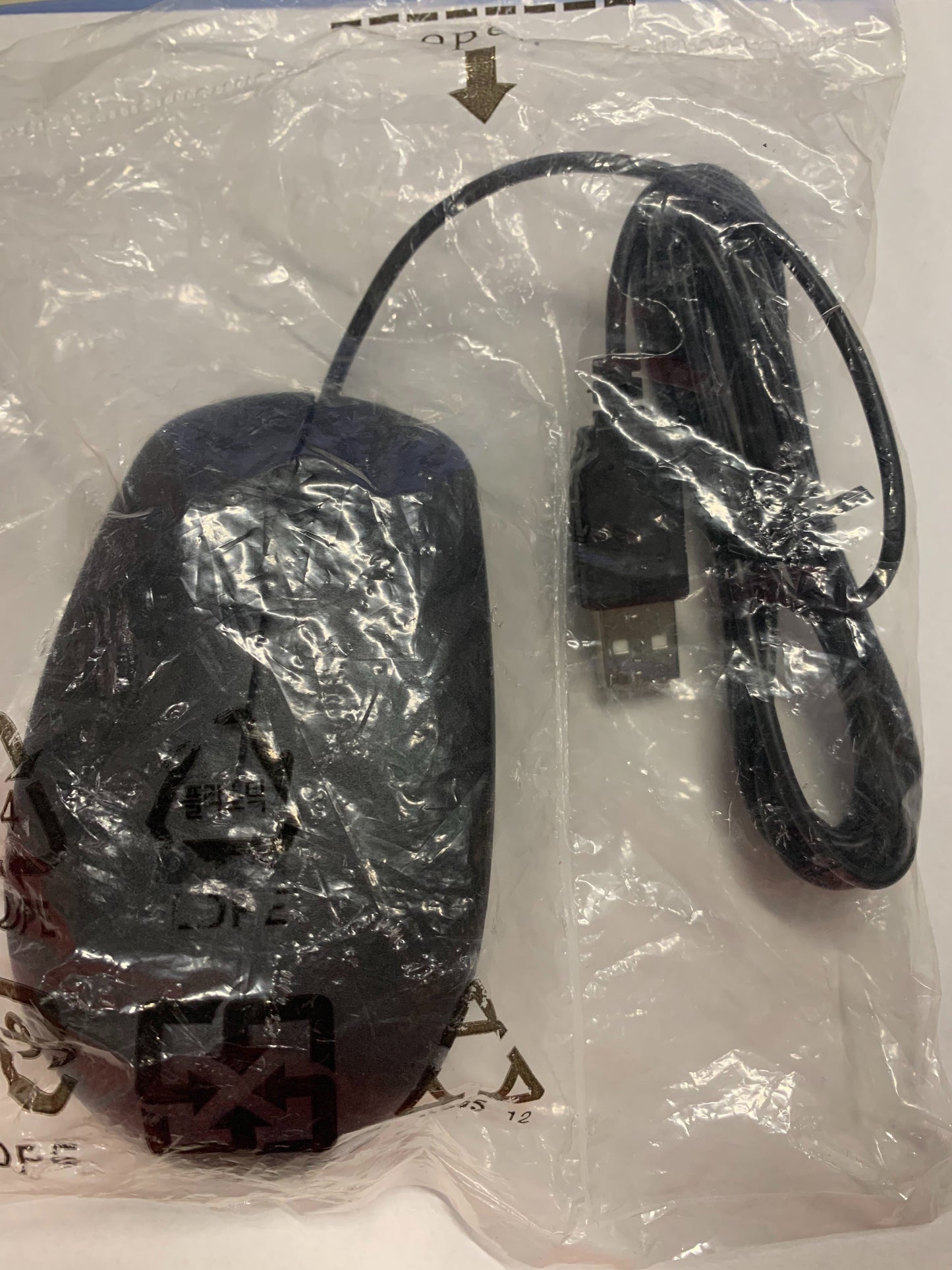 Dell Wired Optical Mouse USB MS111-T 0KW2YH KW2YH Black 1000-DPI Mouse PC