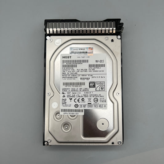 HP | HGST 4TB 3.5" 5.7K SATA 64MB Enterprise Coolspin HDD with tray MEGA-B 512E