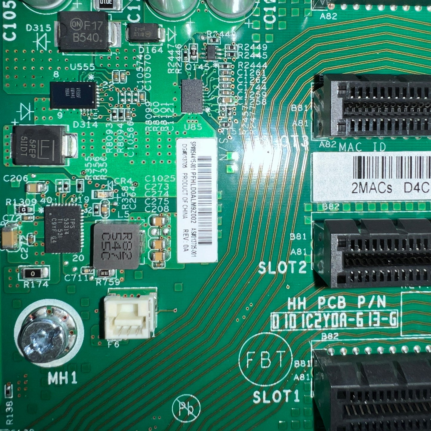 HP 854202-001 ASSY I/O MODULE X16 854415-001 013705-001 013663-001