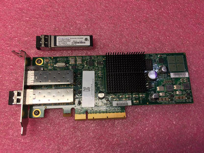Chelsio CC2-N320E-SR Dual Port 10Gb PCIe x8 Ethernet Half Height Card Used