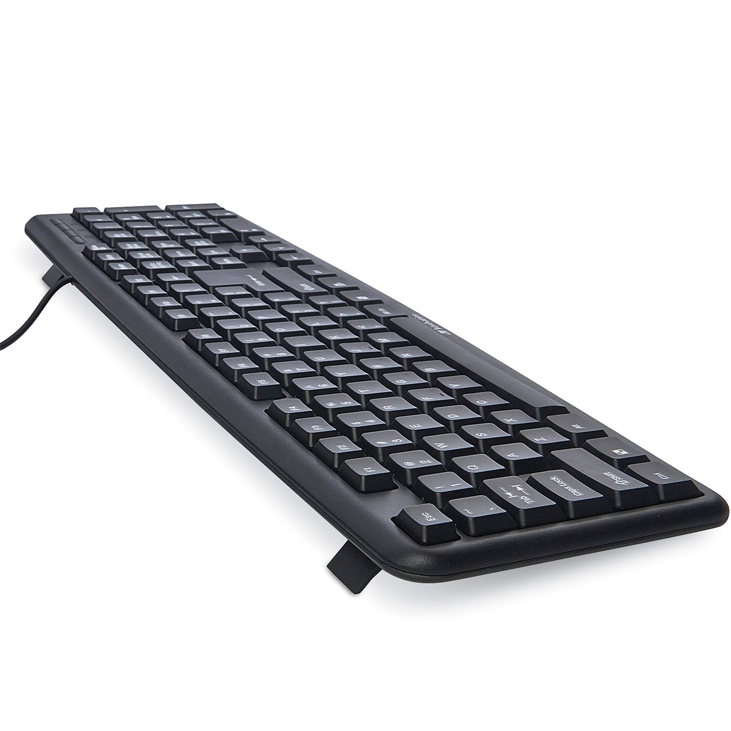 Verbatim Slimline Corded USB Keyboard and Mouse-Black -open box