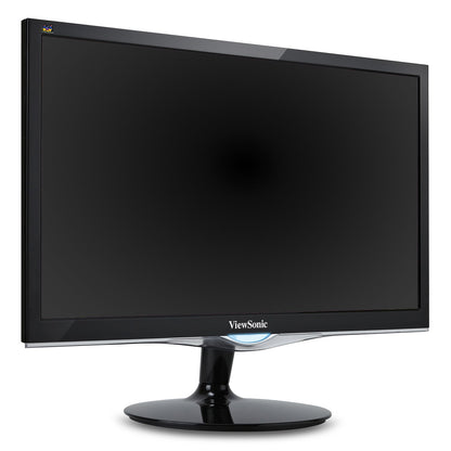 ViewSonic VX2452MH 24 Inch 2ms 60Hz 1080p Gaming Monitor with HDMI DVI and VGA inputs, Black Used Grade A