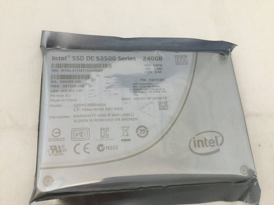 intel SSD 520 2.5" 240GB 9.5mm HDD SATA Hard Disk Drive SSDSC2CW240A3