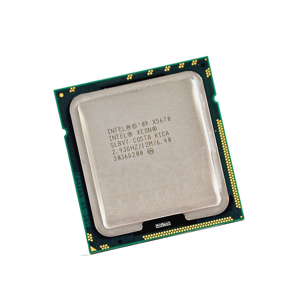 Intel Xeon SLBV7 X5670 2.93GHz 6.4GT/s 12MB L3 Cache Socket LGA1366 Used