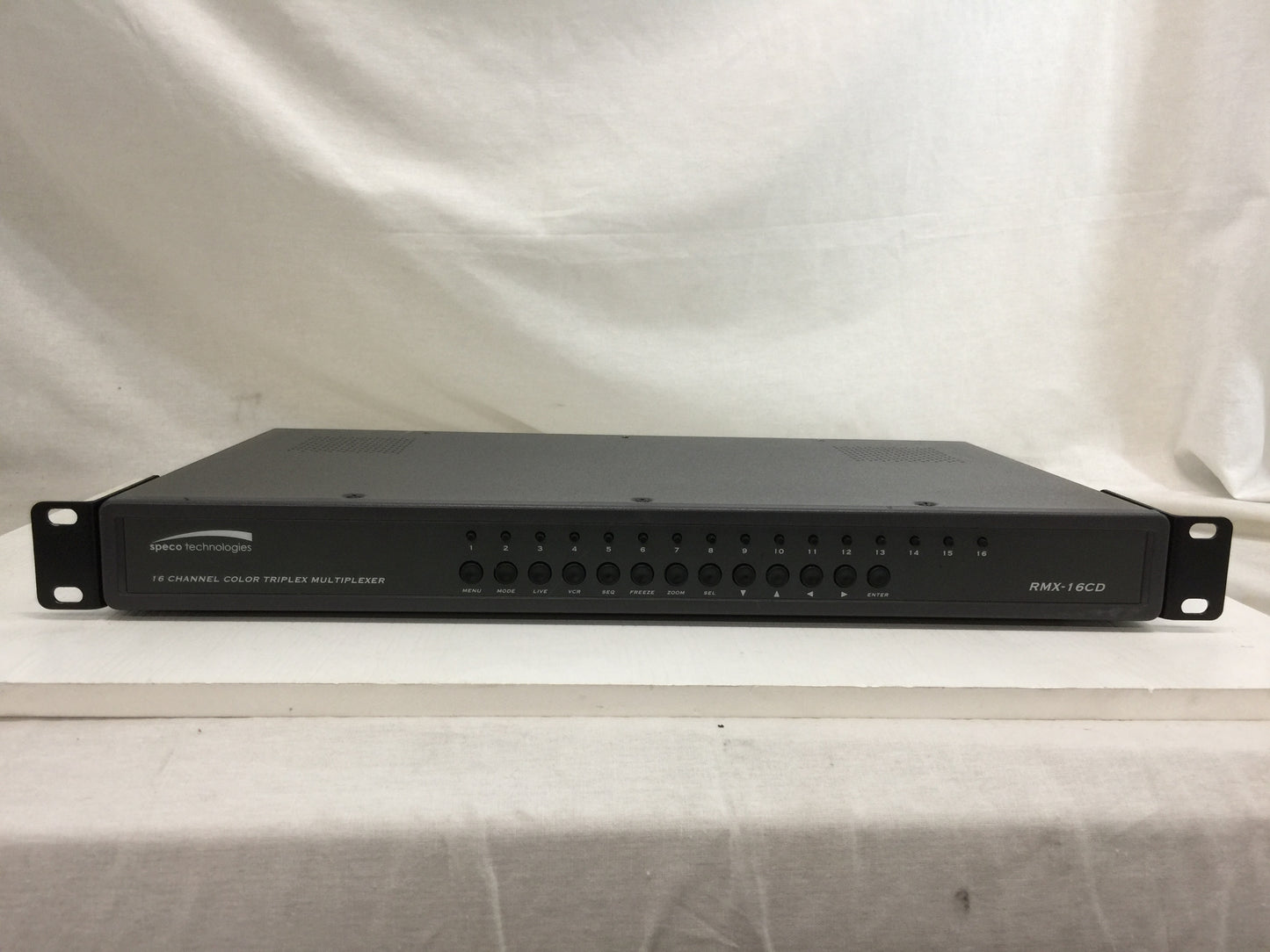 Speco RMX-16CD 16 Channel Color Duplex Multiplexer With Ac Adpater used