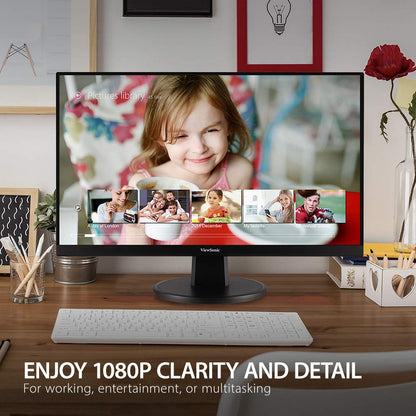ViewSonic VA2447-MH 24 Inch Full HD 1080p Monitor used Grade A