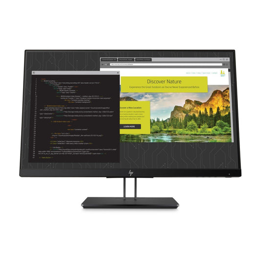 HP Z24nf Display 23.8-Inch Screen LED-Lit Monitor Black Pearl (1JS07A8#ABA) Used Grade A