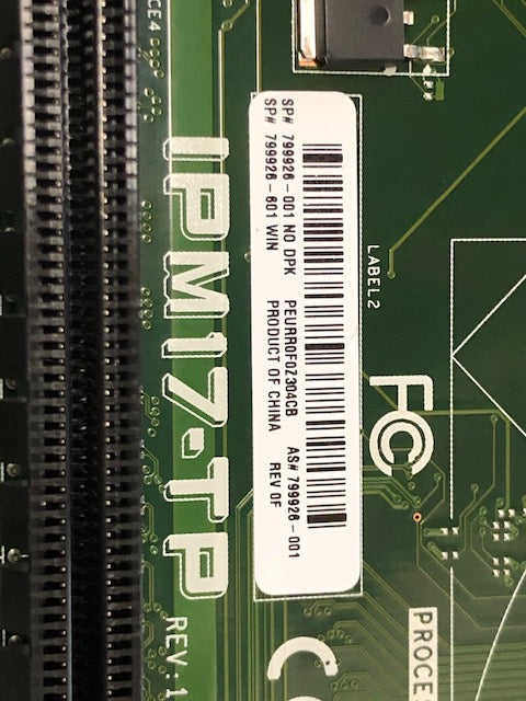 HP IPM17-TP  Desktop motherboard 799926-001 799926-601 LGA115X DDR3 USB3.0