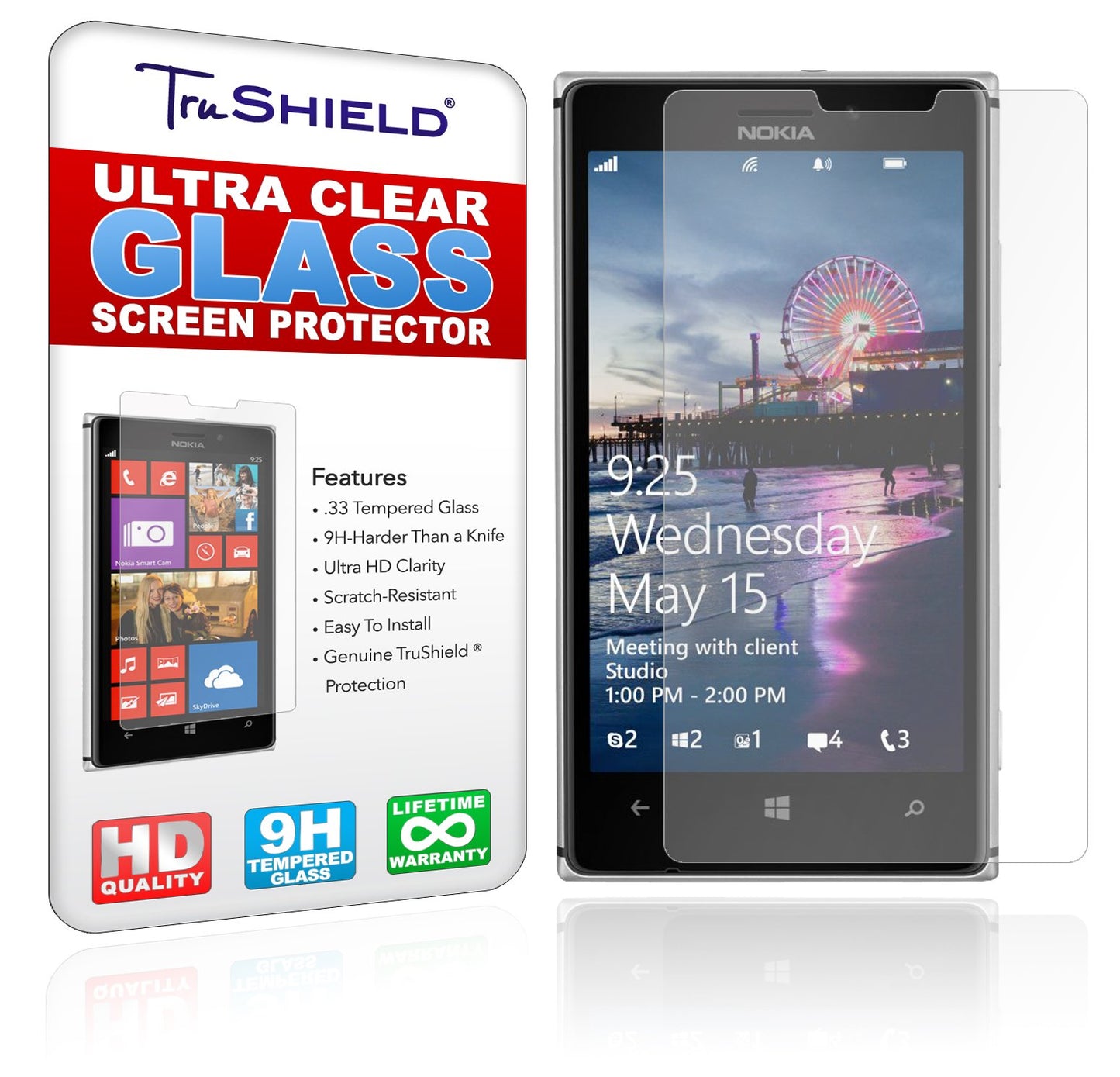 Nokia Lumia 925 Screen Protector - Tempered Glass