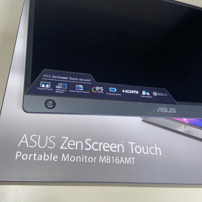 ASUS ZenScreen MB16AMT 15.6" FHD Portable Monitor Touch Screen *No cable*