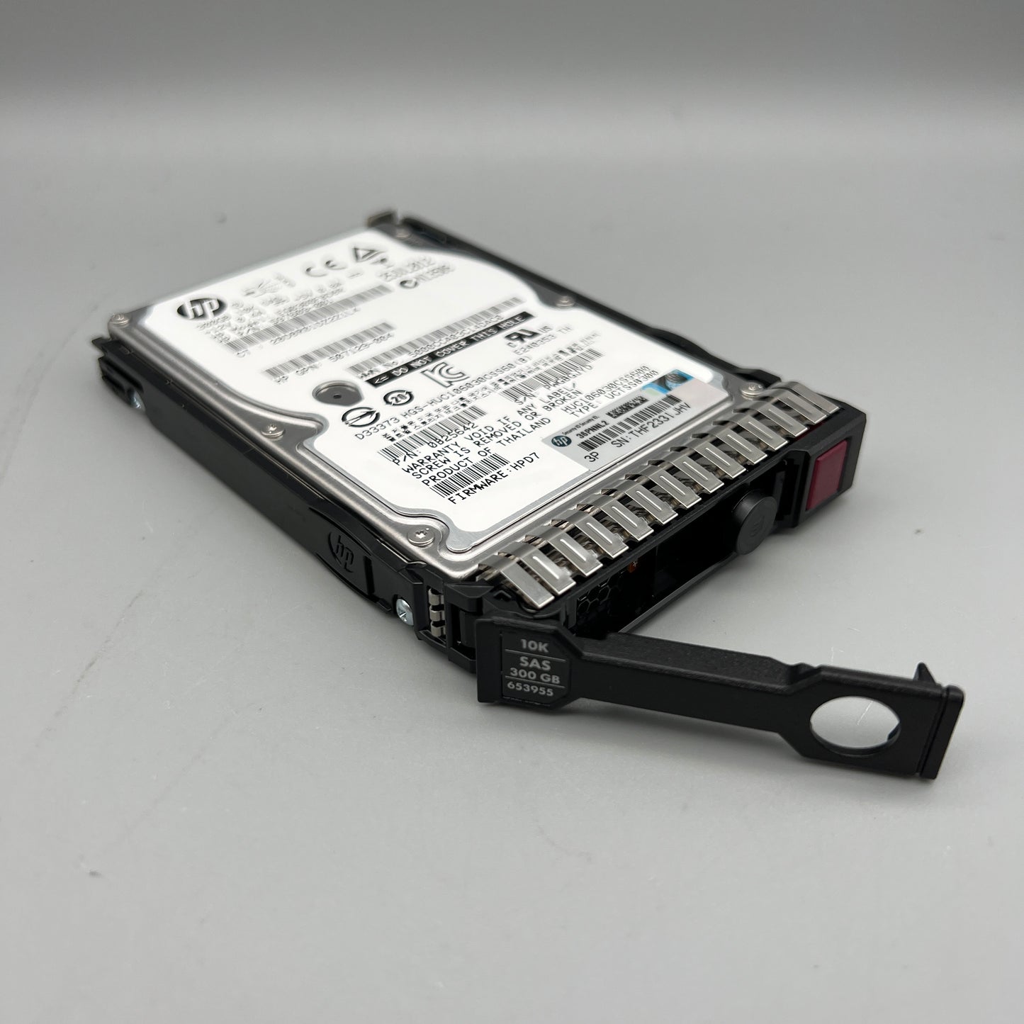 HP 300GB 10K SAS HDD with tray HOT-pluggable 597609-001 507129-004 653955
