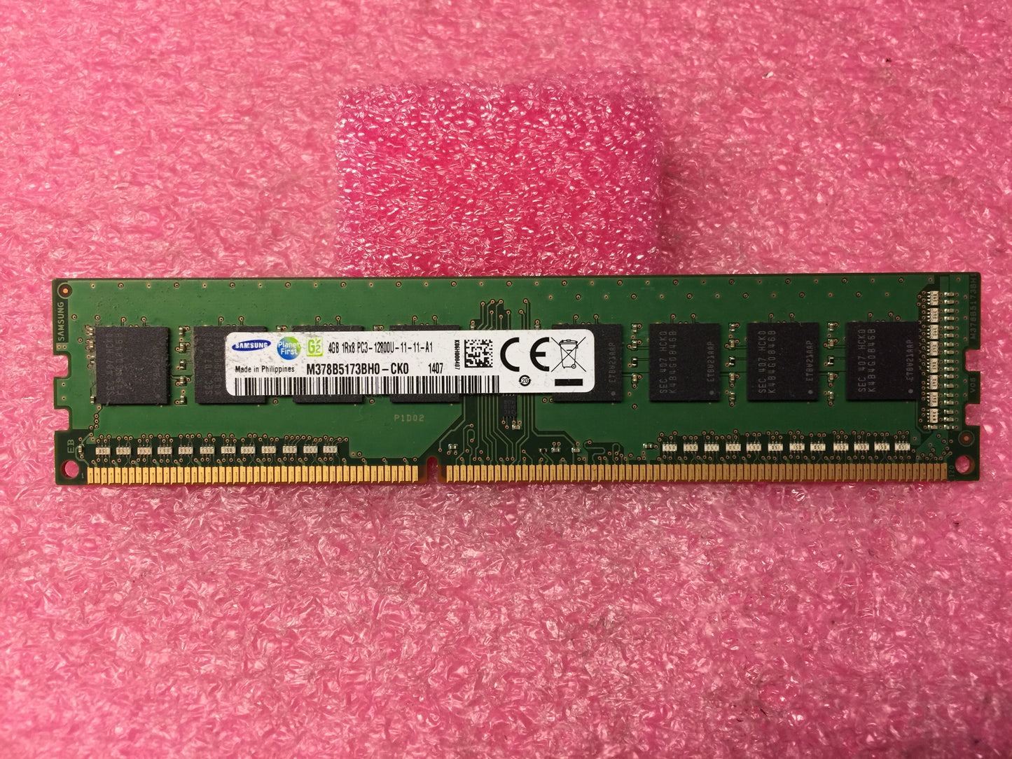 Samsung Ddr3 1600 4gb Desktop Memory M378B5173BH0-CK0 Used