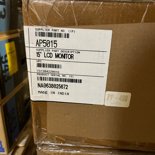 APC AP5015 15" 1U KVM Rack-Mountable Server LCD Monitor w/keyboard - New in box